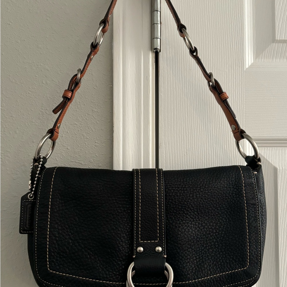 Coach Leather Shoulder Bag